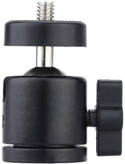 Andoer Statiefkoppen Mini Ball Head 1/4 "Mount Voor Camera Statief Voor SB800 SB900 580EX Ii Vidicon Flash