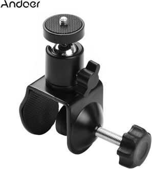 Andoer Super Clamp Mount U-Vormige Bevestigingsklem Met Draaibare Balhoofd Voor Led Licht Camera Microfoon Fotografie Accessoire