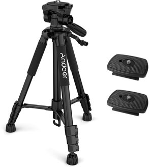 Andoer TTT-663N 57.5Inch Reizen Lichtgewicht Camera Statief Voor Fotografie Video Schieten Ondersteuning Dslr Slr Camcorder Met Zak Option 2