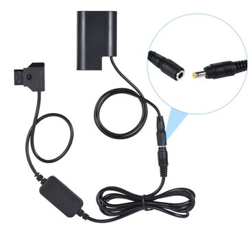 Andoer V-Mount/Anton Bauer D-Tap Naar DMW-DCC12 Dc Coupler Kabel Dummy Batterij Adapter Voor DMC-GH5/GH4/GH3