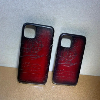 Andonaimi Imported leather high-end lettering backpack phone case for iphone 12 iPhone 12 Pro max colorful travel accessories