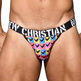 Andrew Christian 3 stuks Almost Naked Cock Jock Versch.kleure/Patroon - Small,Medium,Large,X-Large
