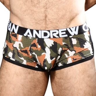 Andrew Christian Almost Naked Camouflage Boxer Bruin,Groen - Medium,X-Large