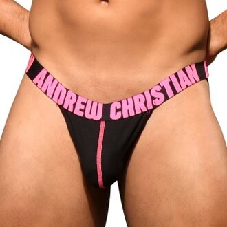 Andrew Christian Almost Naked Happy Jock Blauw,Geel,Zwart - Small,Medium,Large