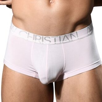 Andrew Christian Almost Naked Happy Modal Boxer Grijs,Roze - Large,X-Large