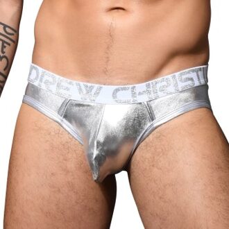 Andrew Christian Almost Naked Metallic Brief Grijs - Small,Medium,Large,X-Large