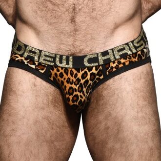 Andrew Christian Almost Naked Plush Leopard Brief Versch.kleure/Patroon - Medium,X-Large