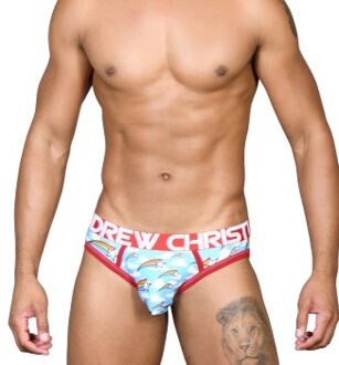 Andrew Christian Almost Naked Pride Star Jock * Actie * Versch.kleure/Patroon,Blauw - Medium,Large