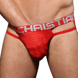 Andrew Christian Almost Naked Stripe Sexy Brief Rood - Small,Medium,Large