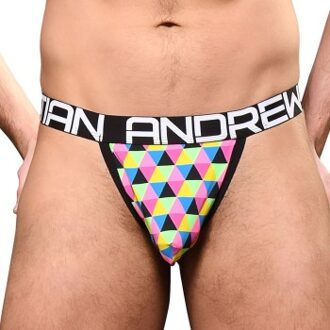 Andrew Christian Almost Naked Y-Back Thong Rood,Versch.kleure/Patroon,Blauw - Small,Medium,Large