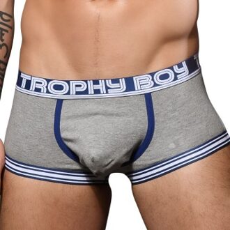 Andrew Christian Trophy Boy Boxer Blauw,Grijs - Small,Medium,Large,X-Large