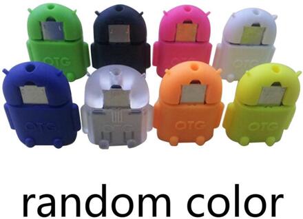 Android Otg Robot Conversie Hoofd Usb Tablet Mobiele Telefoon U Schijf Verbinding V8 Kaartlezer Draagbare Kabel Usb Adapter TXTB1