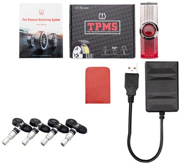 Android Tpms Auto Radio Dvd-speler Bandenspanningscontrolesysteem Reservewiel Druk Sensoren Interne Externe Sensor Usb Tmps Lighter type