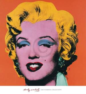 Andy Warhol - Shot Orange Marilyn Kunstdruk 65x71cm