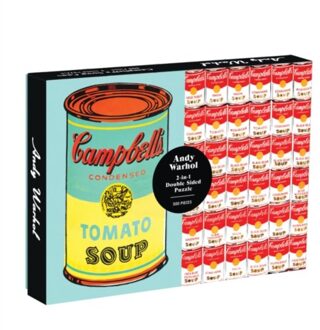 Andy Warhol Soup Can 2-Sided 500 Piece Puzzle