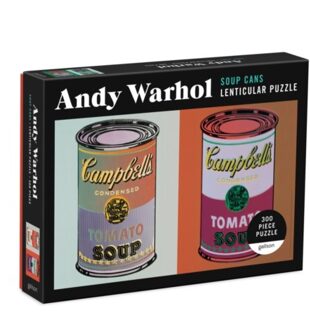 Andy Warhol Soup Cans 300 Piece Lenticular Puzzle - Andy Warhol