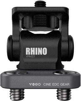 Andycine Rhino Monitor Mount Kantelen Tot 180 ° En Swivel 360 ° Monitor Stand Met 4Mm Olven Kabel slot Fit Voor Camera Kooien