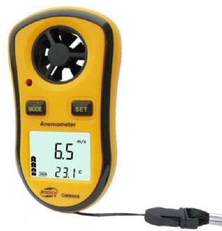 Anemometer Thermometer GM816 Wind Gauge Meter Windmeter 30 M/s Lcd Digitale Hand-Held Tool Met Thermometer GM898