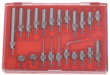 ANENG 22 Pcs Staal Dial Indicator Punt Set 4-48 Draad Tip Voor Dial & Test Indicatoren