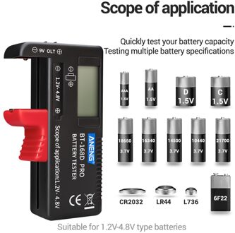 Aneng BT-168 Pro Digitale Batterij Tester Batterij Capaciteit Diagnostic Tool