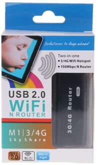 ANENG Mini Draagbare 3g/4g WiFi Wlan Hotspot AP Client 150 Mbps USB Draadloze Router