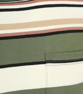 Anerkjendt Akkikki T-shirt Streep Groen Multicolour - L,M,S,XL