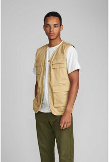 Anerkjendt Akpack waistcoat incense 9420912 Beige - L
