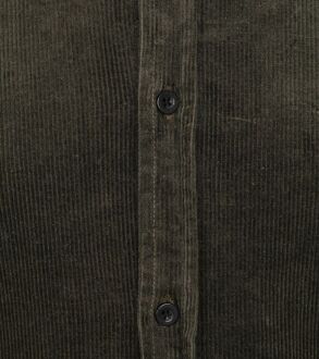 Anerkjendt Anerkjendt Overhemd Akleif Corduroy Donkergroen