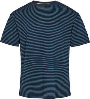 Anerkjendt Kikki T-shirt Navy Gestreept Donkerblauw - M,L,XL