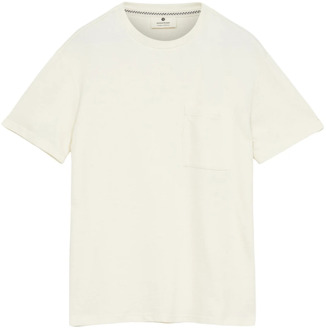 Anerkjendt Relaxed Fit Katoenen T-shirt met Structuur Anerkjendt , White , Heren - Xl,L,M,S