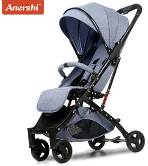 Anershi baby stroller folding portable trolley baby stroller ultra light stroller on the plane ombrelle poussette