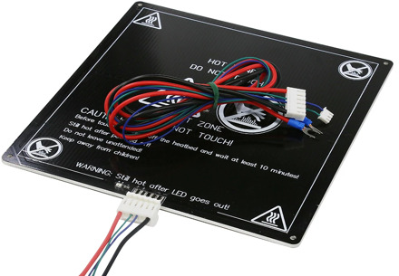 Anet 12/24V A6 A8 MK3 heatbed 160 220*220/300*300*3mm Aluminum heated bed platform for E10 E12 ET4 3D printer hotbed DIY parts