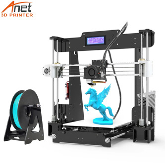 Anet A8 3D Printer High Print Speed Reprap Prusa i3 High Precision Toys DIY 3D Printer Kit with Filament Aluminum Hotbed