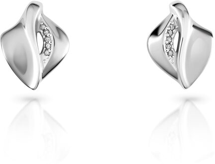 'Anet' Dames 925 Sterling Zilveren Stud Oorbellen - Zilver ZO-7520