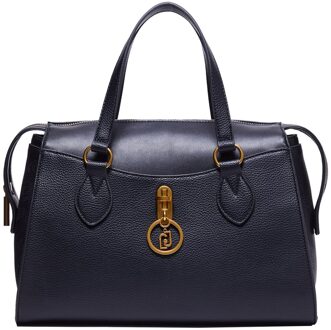 Anfisa Boston Bag nero Damestas Zwart - H 26 x B 32 x D 14