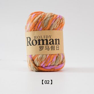 Angel Lijnen Romeinse Wol Acryl Sjaal Trui Is Meer Kleur Dikke Breien Garen 50G R02