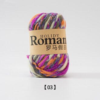 Angel Lijnen Romeinse Wol Acryl Sjaal Trui Is Meer Kleur Dikke Breien Garen 50G R03