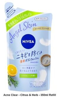 Angel Skin Body Wash Acne Clear - Citrus & Herb - 350ml Refill