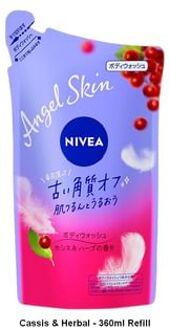Angel Skin Body Wash Cassis & Herbal - 360ml Refill