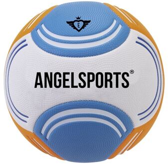 Angel Sports soft touch beachvoetbal maat 5 blauw/oranje