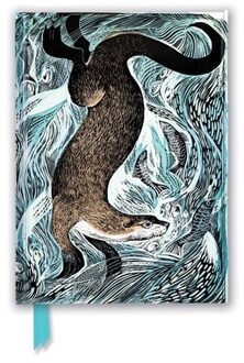 Angela Harding: Fishing Otter (Foiled Journal) - Flame Tree Notebooks - FLAME TREE STUDIO