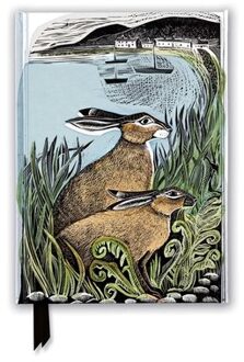Angela Harding: Rathlin Hares (Foiled Journal) - Flame Tree Notebooks - Flame Tree Studio