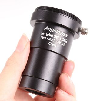Angeleyes 5x Barlow oculair astronomische telescoop Plosser 1.25 inch/31.7mm tele oculair Hoge tijden