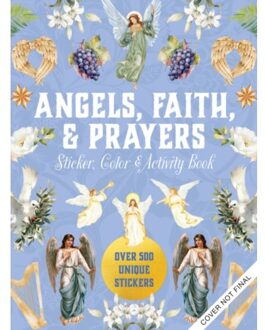 Angels, Faith & Prayers Sticker, Color & Activity Book - Sticker Activity Deluxe - Editors of Chartwell Books