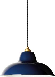 Anglepoise hanglamp Original 1227 Brass Midi Wide, blauw inktblauw