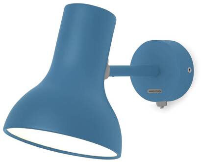 Anglepoise Type 75 Mini wandlamp met schakelaar, blauw blauw mat