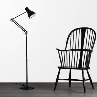 Anglepoise Type 75 vloerlamp fluweelzwart