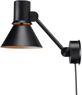 Anglepoise Type 80 W2 wandlamp, stekker, zwart mat zwart