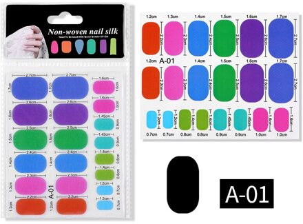 ANGNYA 2 stuks Zijde Glasvezel voor Nail Uitbreiding Vorm Niet-geweven Zijde UV Gel Building Fiber Franse Acryl DIY manicure Gereedschap A-01