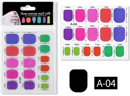 ANGNYA 2 stuks Zijde Glasvezel voor Nail Uitbreiding Vorm Niet-geweven Zijde UV Gel Building Fiber Franse Acryl DIY manicure Gereedschap A-04
